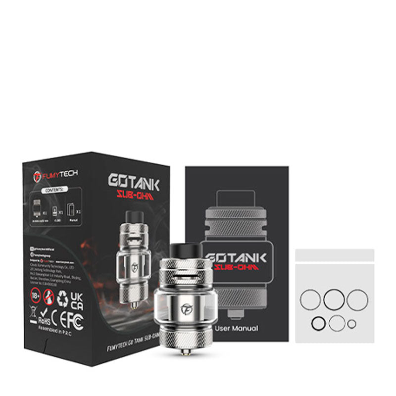 Fumytech Gotank Sub Ohm Tank Package Contents
