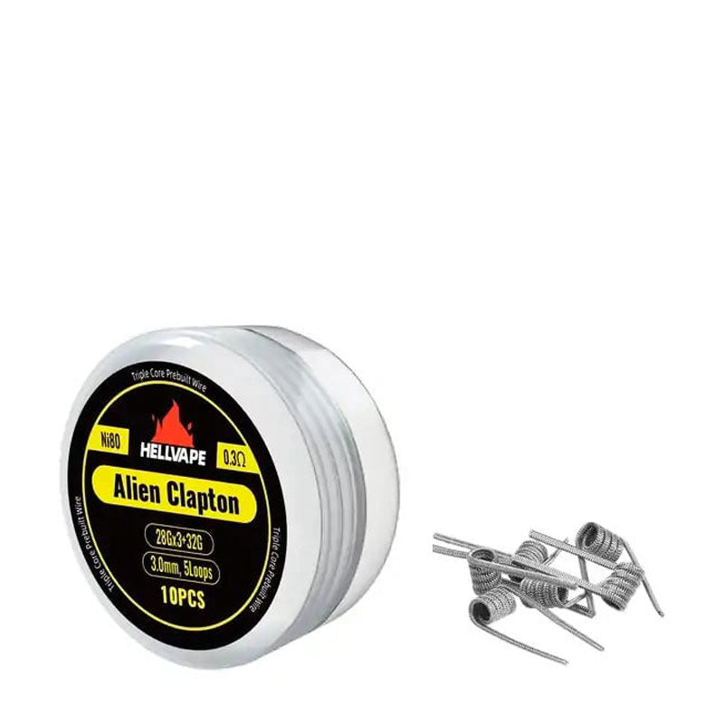 Hellvape Alien Clapton Coils Ni80 0 3 ohm 32G