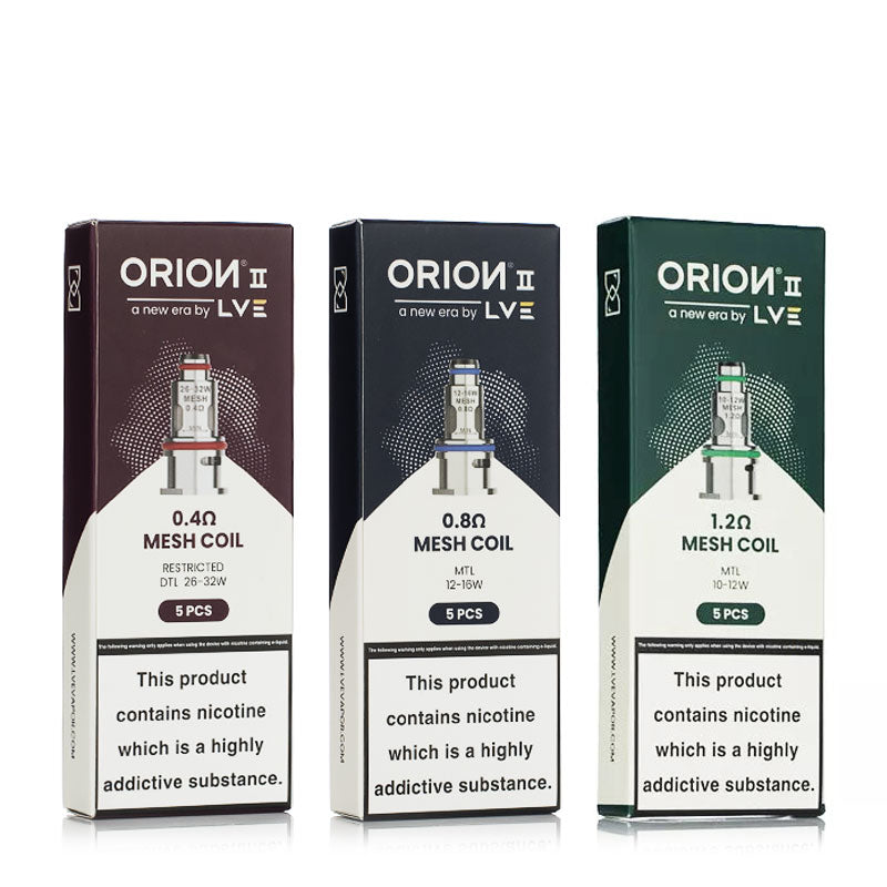 LVE Orion 2 Replacement Coils 0 8ohm