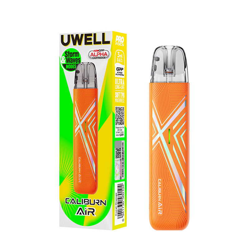 Uwell Caliburn Air Pod Kit Package Contents