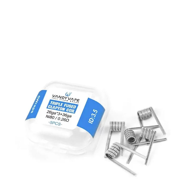 Vandy Vape Triple Fused Clapton Coils 5 Pack