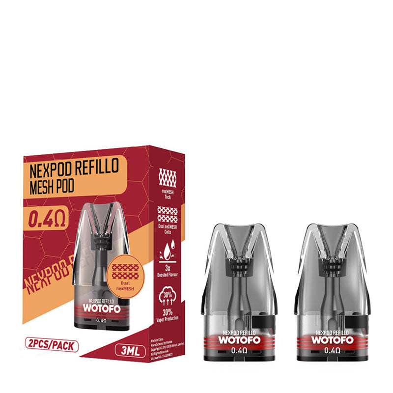 Wotofo NexPOD Refillo Replacement Pods 0 4 ohm