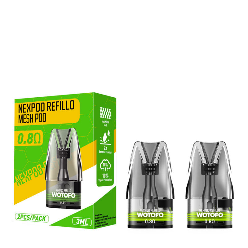 Wotofo NexPOD Refillo Replacement Pods 0 8 ohm