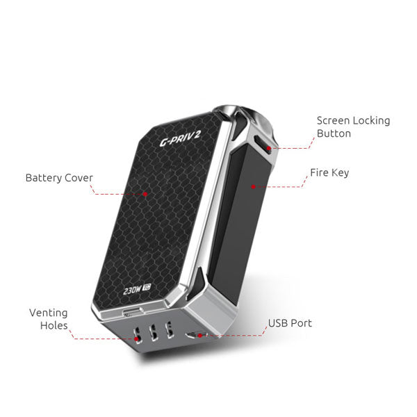 SMOK_G Priv_2_Luxe_Edition_230W_Box_Mod_Silver